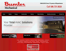 Tablet Screenshot of bumlermech.com